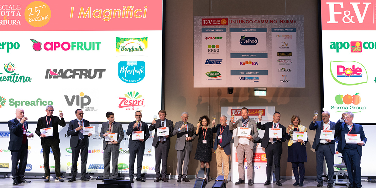 I Magnifici partner delle “nozze d’argento” di Speciale Frutta & Verdura